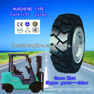 Huasheng brand forklift tire 7.00-12 bias rubber forklift tire 700-12 used for Industrial vehicles